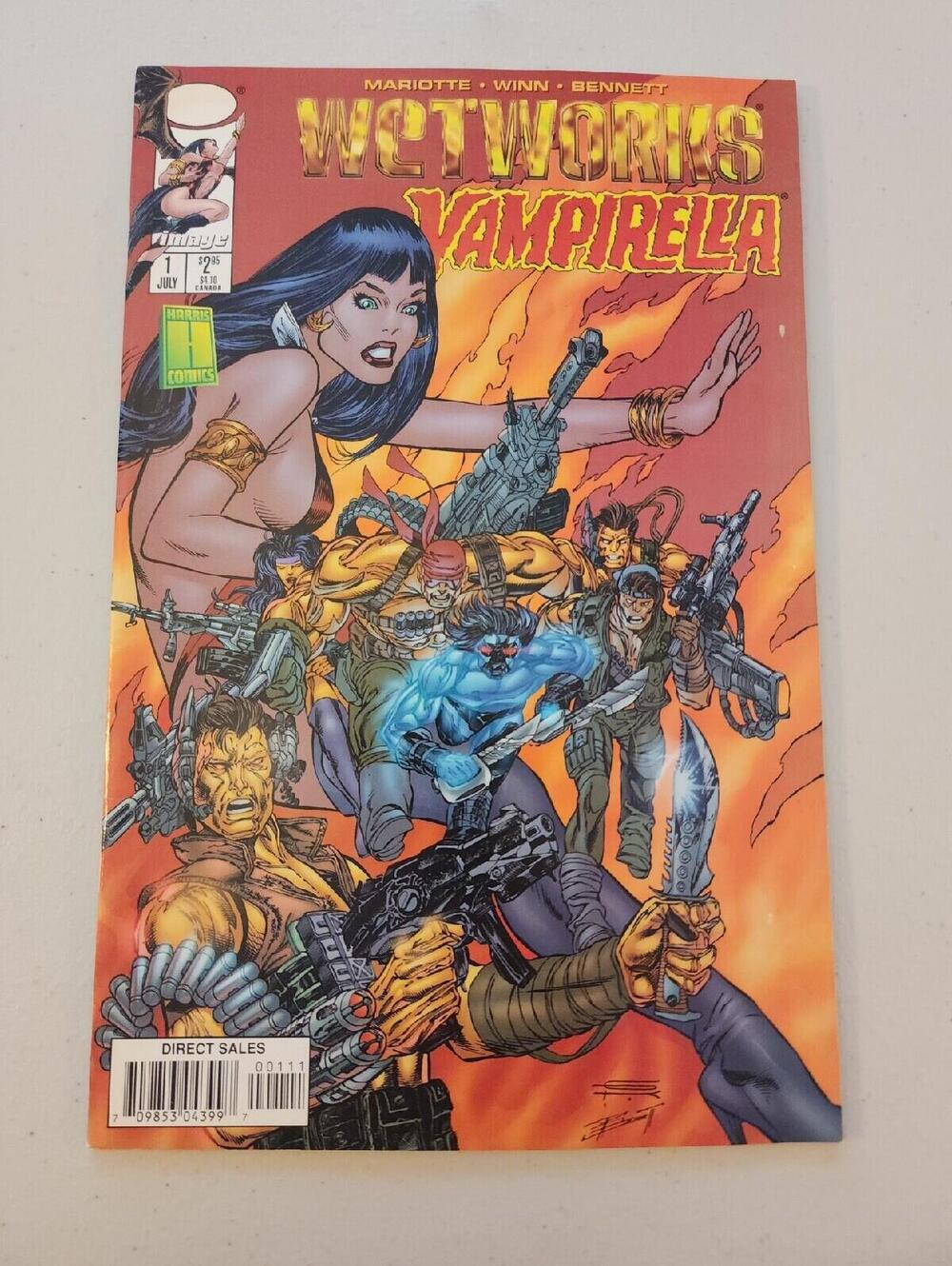 Image Comics - Wetworks / Vampirella #1 - 1997-07-01 bagged and boarded.